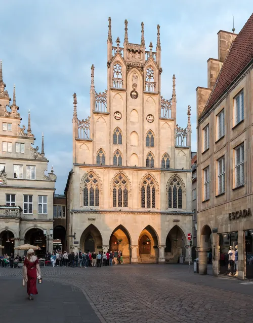 Historisches Rathaus in Munster, stop 2 on the self-guided walking tour