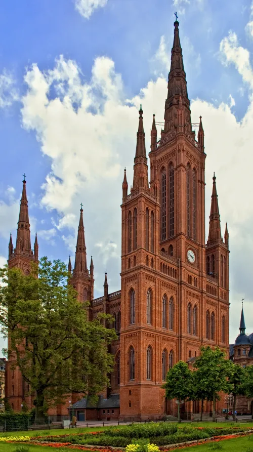 Marktkirche in Wiesbaden, Station 6 auf dem selbstgeführten Stadtrundgang