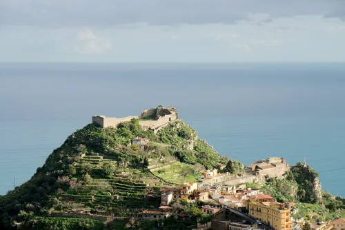 Castello Saraceno in Taormina, stop 3 on the self-guided walking tour
