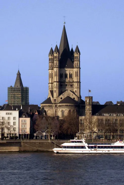 Groß St. Martin in Cologne, stop 8 on the self-guided walking tour