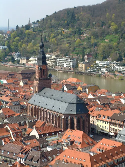 Heiliggeistkirche in Heidelberg, stop 12 on the self-guided walking tour