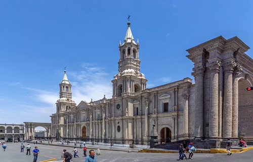 Plaza de Armas de Arequipa, stop 1 på den selvguidede vandretur