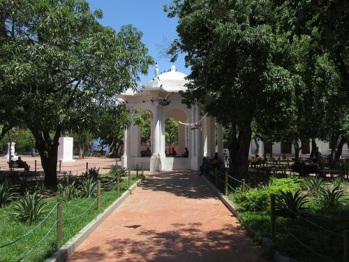 Parque de Los Novios i Santa Marta, stop 2 på den selvguidede vandretur