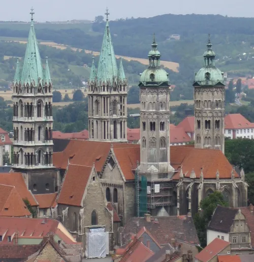 Naumburg Cathedral, stop 1 on the self-guided walking tour
