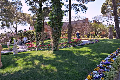 Gardens of Augustus in Capri, stop 3 on the self-guided walking tour