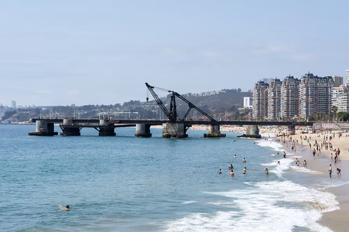 Muelle Vergara in Viña del Mar, Station 11 auf dem Stadtrundgang auf eigene Faust