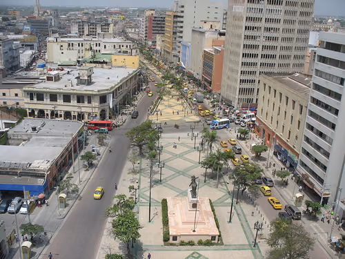 Paseo de Bolívar i Barranquilla, stop 7 på den selvguidede vandretur