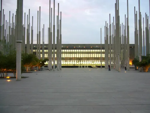 Plaza de Cisneros i Medellín, stop 7 på den selvguidede vandretur