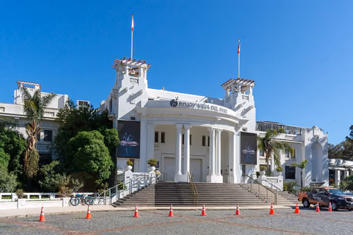 Casino Municipal de Viña del Mar (Casino de Viña del Mar) in Viña del Mar, Station 10 auf dem Stadtrundgang auf eigene Faust