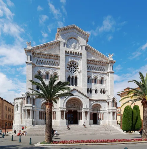 Monaco Cathedral, stop 3 on the self-guided walking tour