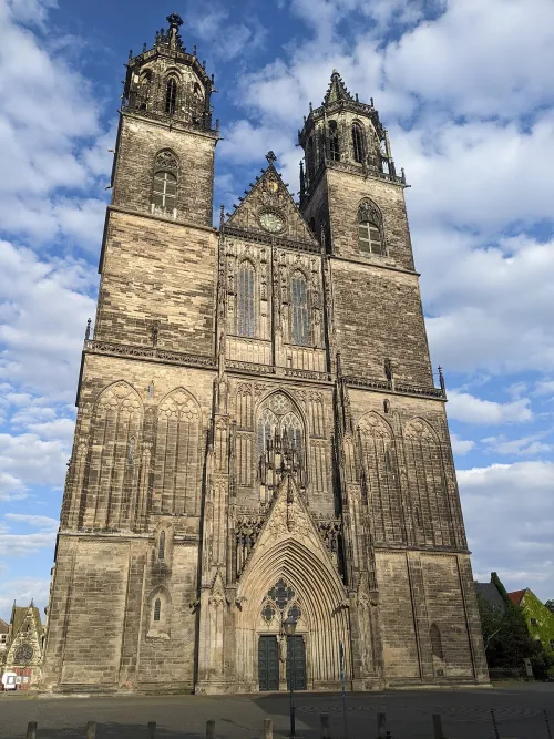 Magdeburg Cathedral, stop 1 on the self-guided walking tour
