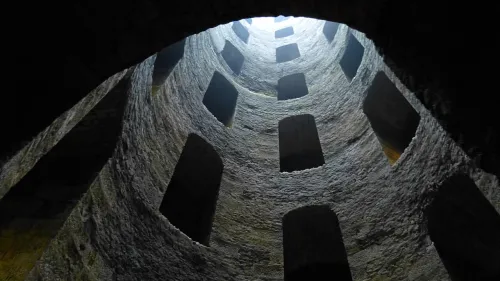 St. Patrick's Well in Orvieto, stop 6 on the self-guided walking tour