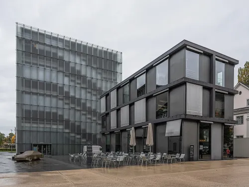 Kunsthaus Bregenz (KUB), stop 3 on the self-guided walking tour