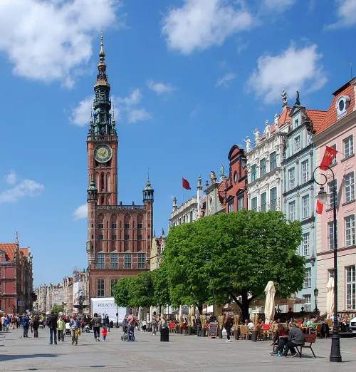 Long Market in Gdansk, stop 5 on the self-guided walking tour