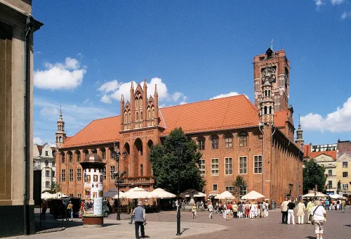 Old Town Hall in Torun, stop 2 on the self-guided walking tour