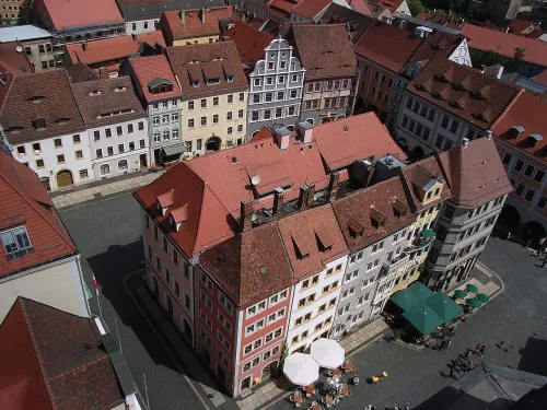 Untermarkt in Gorlitz, stop 4 on the self-guided walking tour