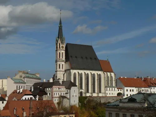 St. Vitus Church in Cesky Krumlov, stop 7 on the self-guided walking tour