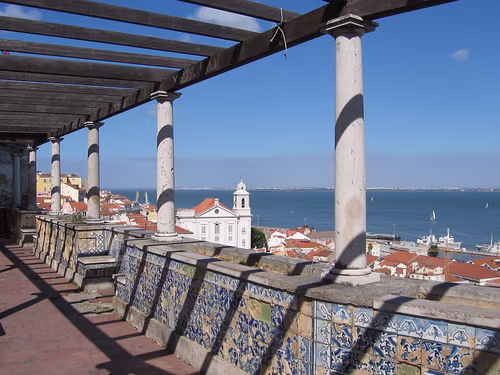 Miradouro de Santa Luzia, Lissabon