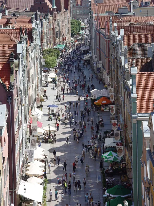 Royal Road in Gdansk, stop 2 on the self-guided walking tour