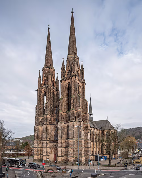 Elisabethkirche in Marburg, Station 1 auf dem selbstgeführten Stadtrundgang