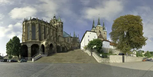 Erfurt Cathedral, stop 10 on the self-guided walking tour