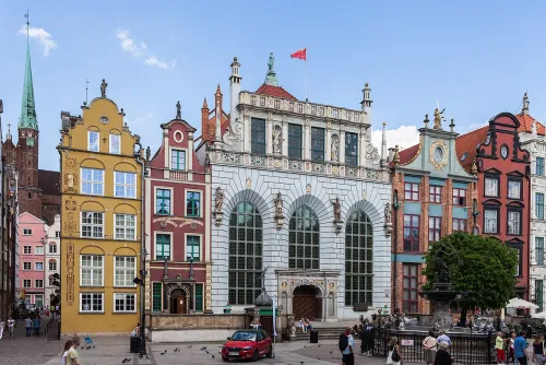 Artus Court in Gdansk, stop 3 on the self-guided walking tour