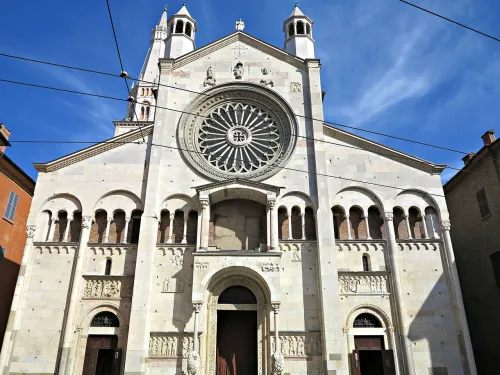 Modena Cathedral, stop 3 on the self-guided walking tour