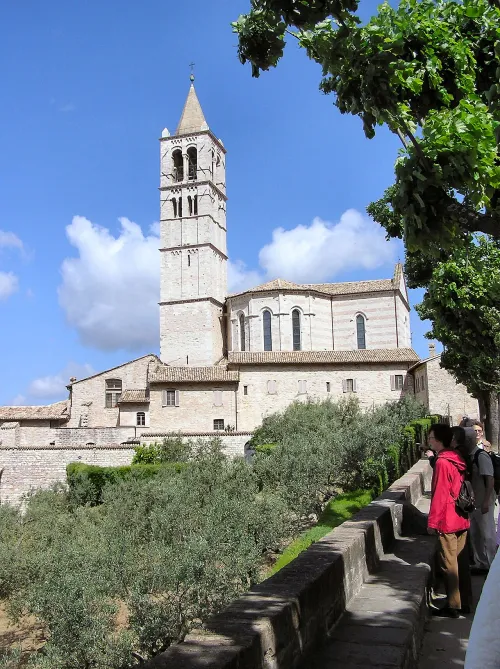 Basilica di Santa Chiara in Assisi, stop 6 on the self-guided walking tour