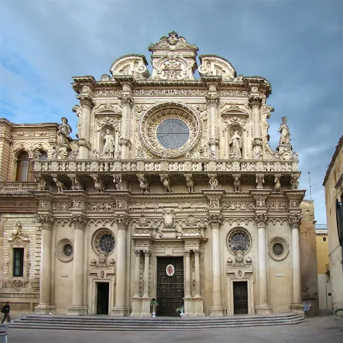 Basilica di Santa Croce in Lecce, stop 6 on the self-guided walking tour
