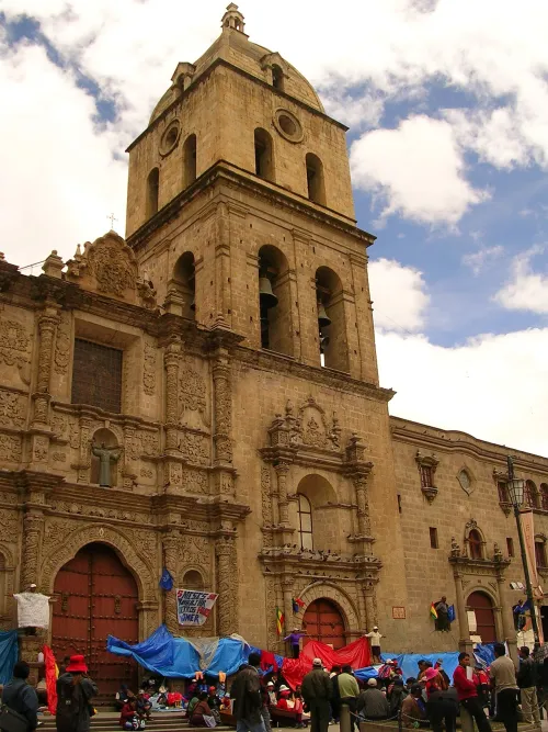 Basilika San Francisco (Basílica de San Francisco) in La Paz, Station 4 auf dem Stadtrundgang auf eigene Faust