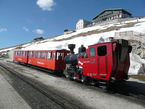Schafberg Cog Railway in St Wolfgang, stop 5 on the self-guided walking tour