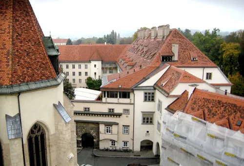 Graz Castle & Double Spiral Staircase, stop 9 on the self-guided walking tour
