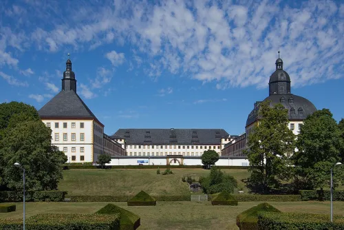 Schloss Friedenstein in Gotha, stop 1 on the self-guided walking tour