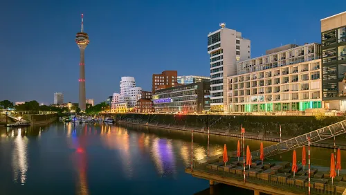 MedienHafen in Düsseldorf, Station 6 auf dem selbstgeführten Stadtrundgang