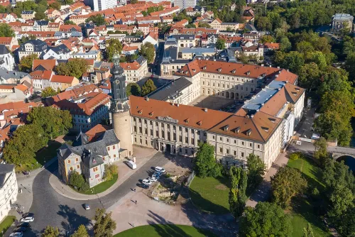Weimar City Palace, stop 10 on the self-guided walking tour
