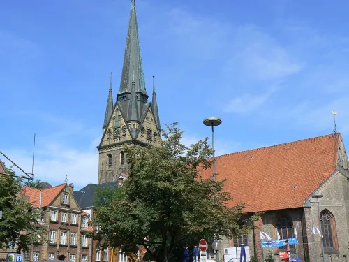 Nikolaikirche in Flensburg, stop 5 on the self-guided walking tour