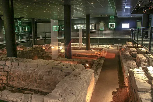 Isis- und Mater-Magna-Heiligtum in Mainz, stop 10 on the self-guided walking tour