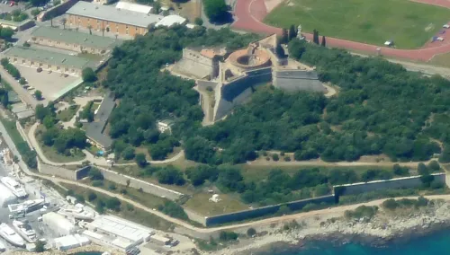Fort Carré in Antibes, stop 1 on the self-guided walking tour