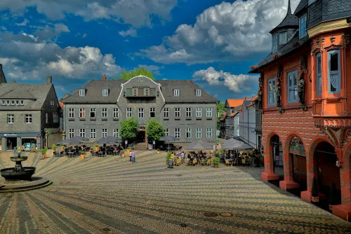 Marktplatz in Goslar, stop 1 on the self-guided walking tour