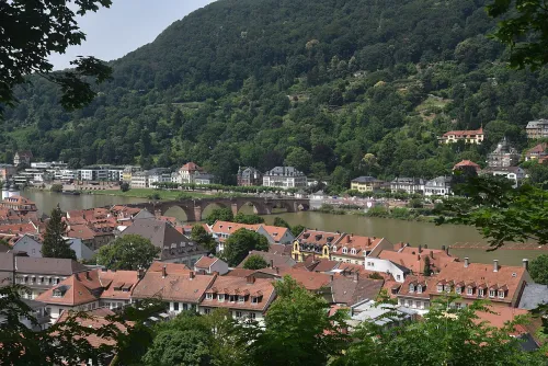 Philosophenweg in Heidelberg, stop 2 on the self-guided walking tour