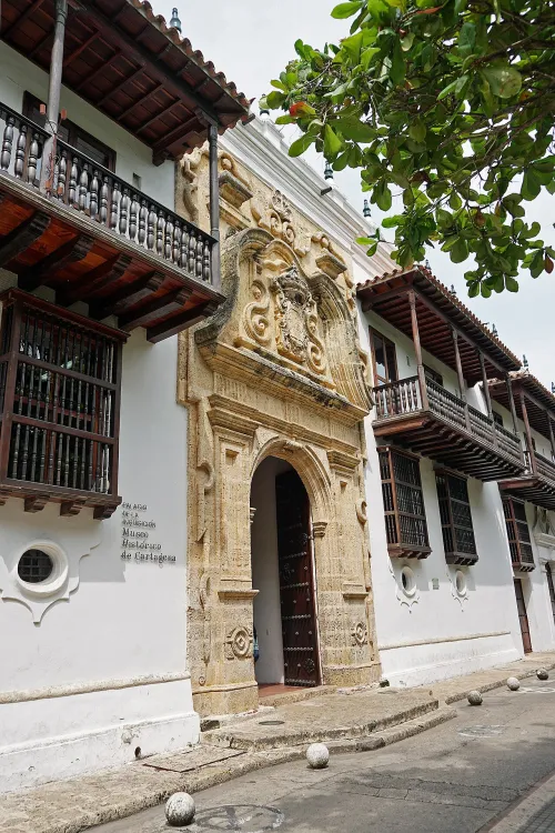 Palacio de la Inquisición i Cartagena de Indias, stopp 5 på den självguidade promenadturen