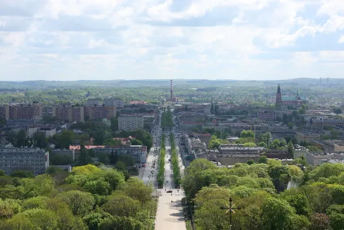 Avenue of the Blessed Virgin Mary in Czestochowa, stop 5 on the self-guided walking tour