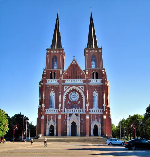 Częstochowa Cathedral in Czestochowa, stop 7 on the self-guided walking tour