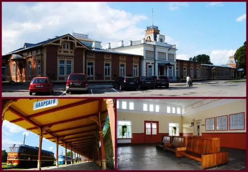 Haapsalu Railway Station, stop 7 on the self-guided walking tour