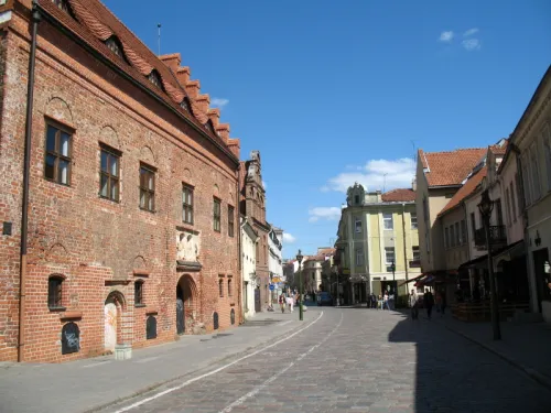 Kaunas Old Town, stop 4 on the self-guided walking tour