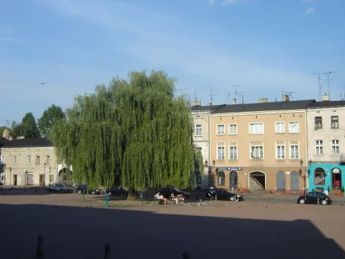 Old Market Square in Czestochowa, stop 6 on the self-guided walking tour
