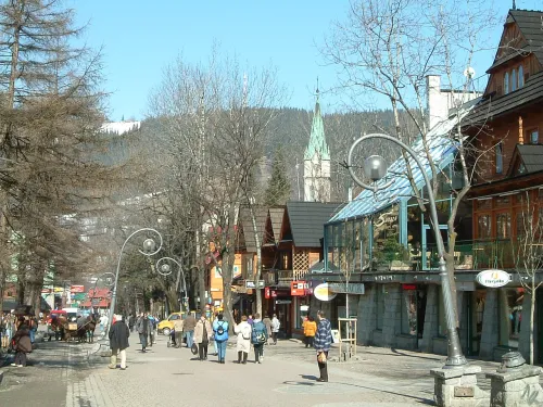 Krupowki in Zakopane, stop 4 on the self-guided walking tour