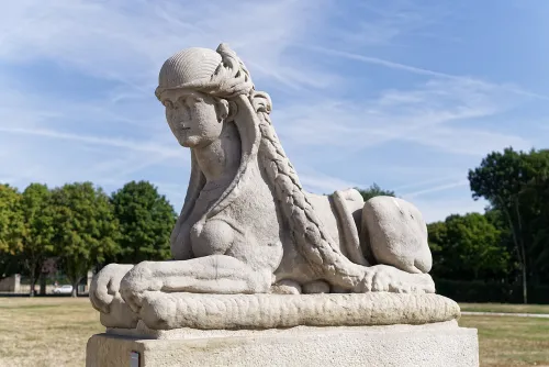 Grand Parterre in Fontainebleau, stop 6 on the self-guided walking tour