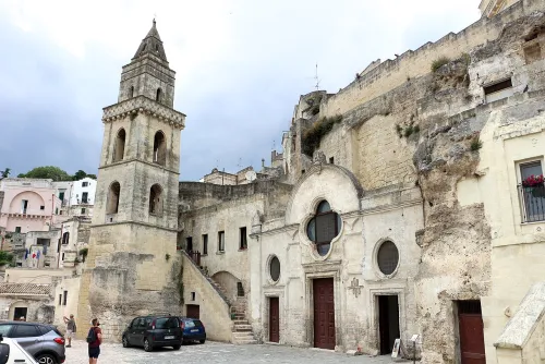 Church of San Pietro Barisano in Matera, stop 7 on the self-guided walking tour
