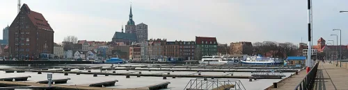Stralsund Harbour, stop 5 on the self-guided walking tour